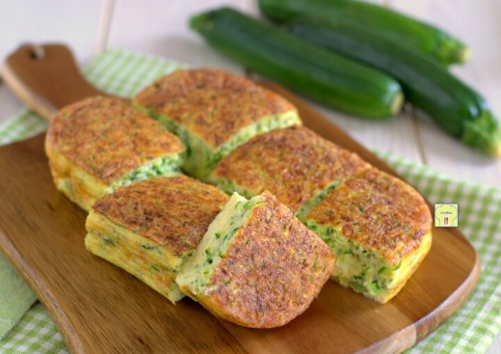 frittata di zucchine in friggitrice ad aria