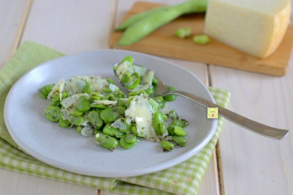 Insalata di fave e pecorino