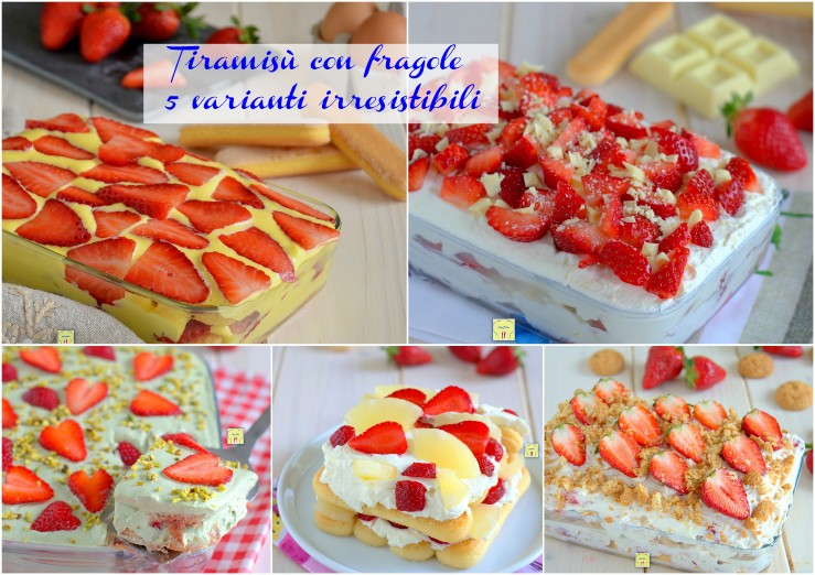 Tiramisù con fragole 5 varianti irresistibili