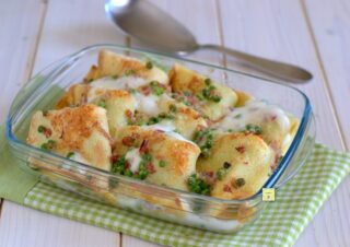 crespelle prosciutto e piselli