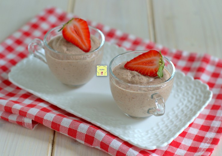 mousse al cioccolato e yogurt