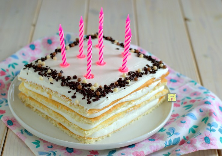 torta di compleanno veloce