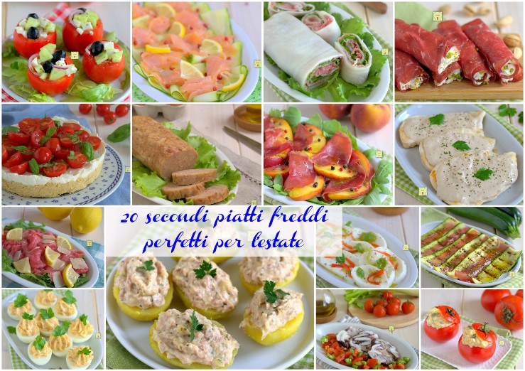 20 secondi piatti freddi perfetti per l'estate