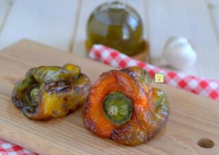 peperoni arrostiti in friggitrice ad aria