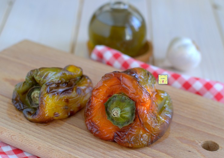 peperoni arrostiti in friggitrice ad aria