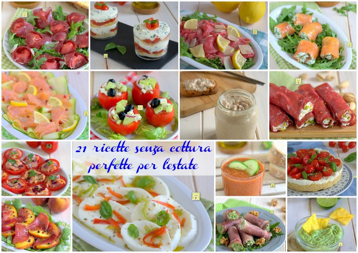 21 ricette senza cottura perfette per l'estate
