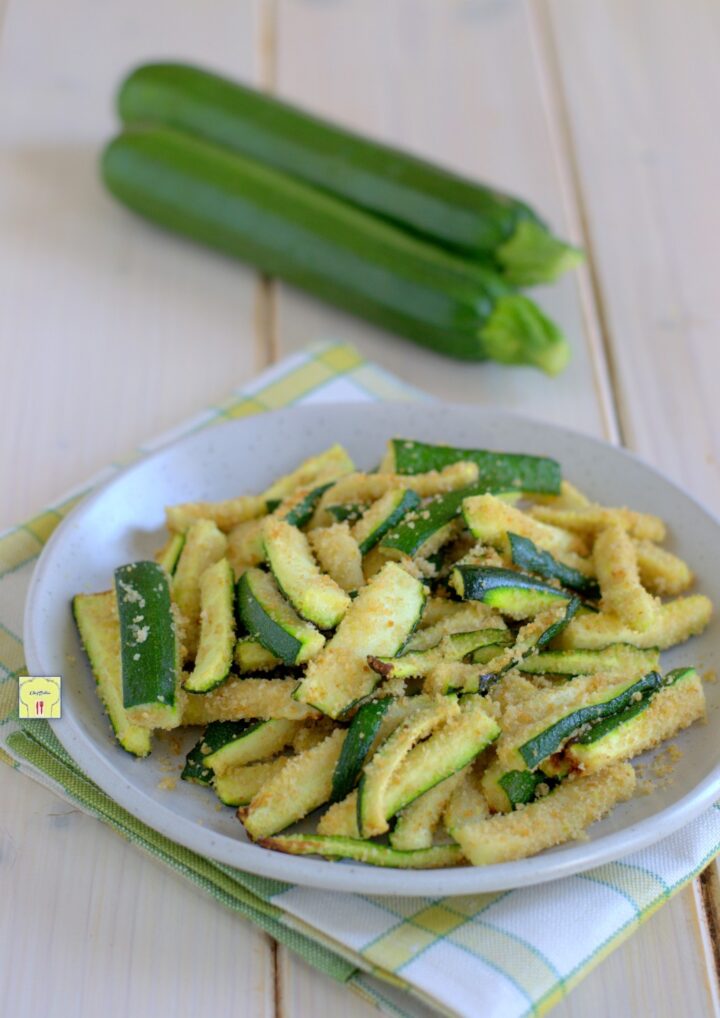 bastoncini di zucchine in friggitrice ad aria gp