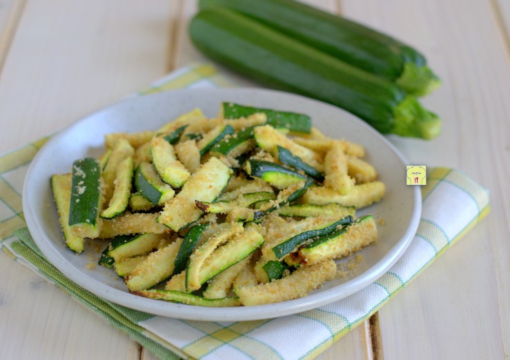 bastoncini di zucchine in friggitrice ad aria