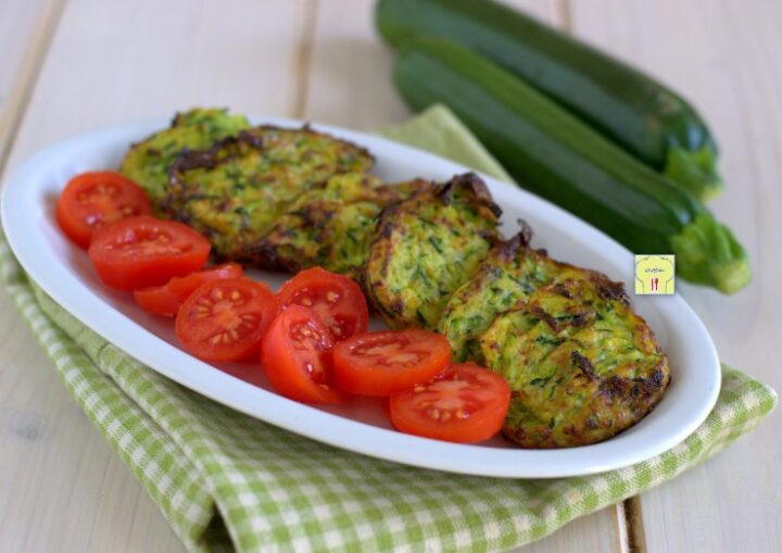 frittelle di zucchine in friggitrice ad aria