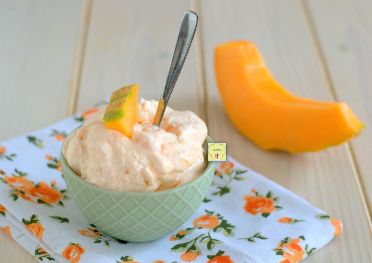 gelato al melone senza gelatiera