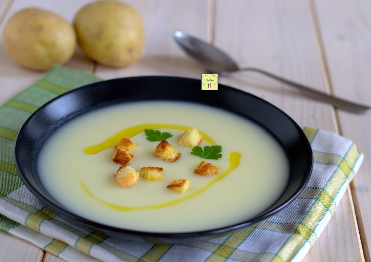 vellutata fredda di patate