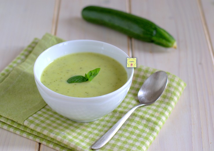 vellutata fredda di zucchine