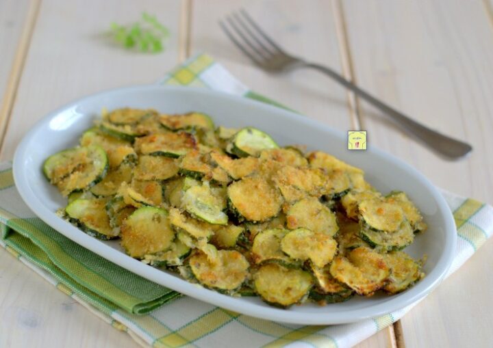 zucchine gratinate in friggitrice ad aria