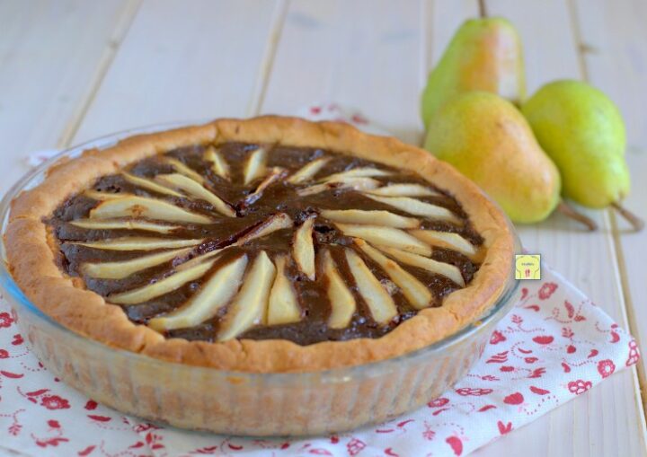 crostata pere e cioccolato