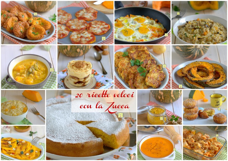 20 ricette veloci con la Zucca