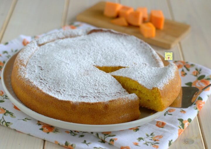 torta 5 minuti alla zucca
