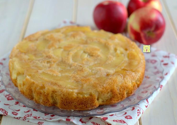 torta di mele rovesciata