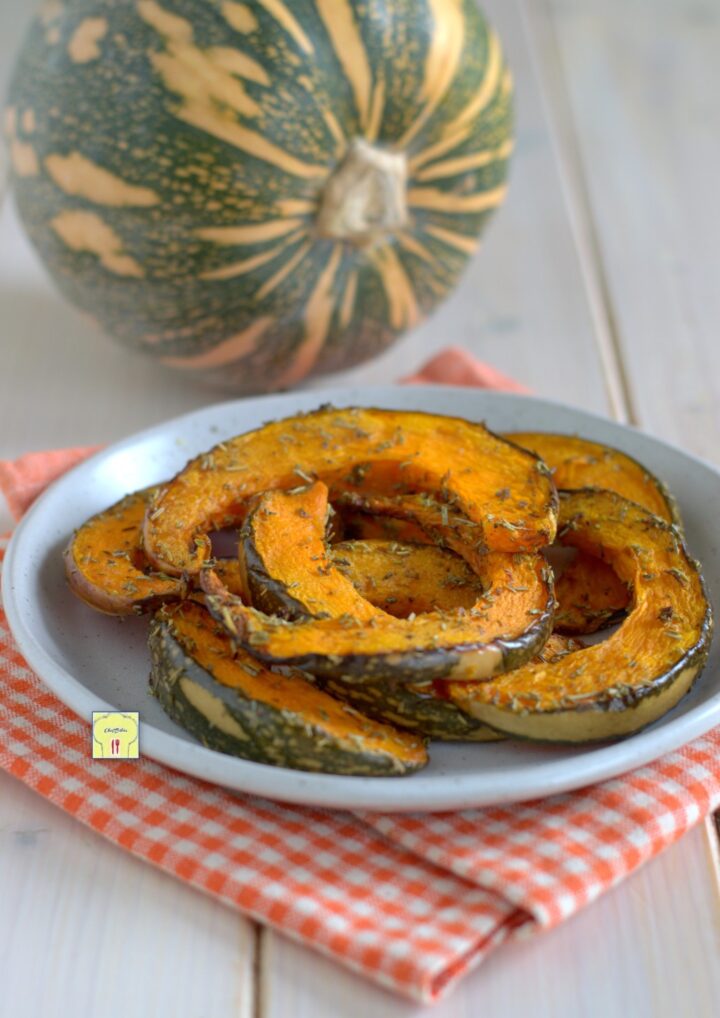 Zucca in friggitrice ad aria contorno gustoso facile e veloce