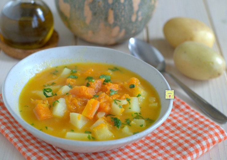 zuppa di zucca e patate