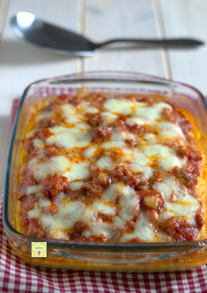polenta salsiccia e funghi al forno gp