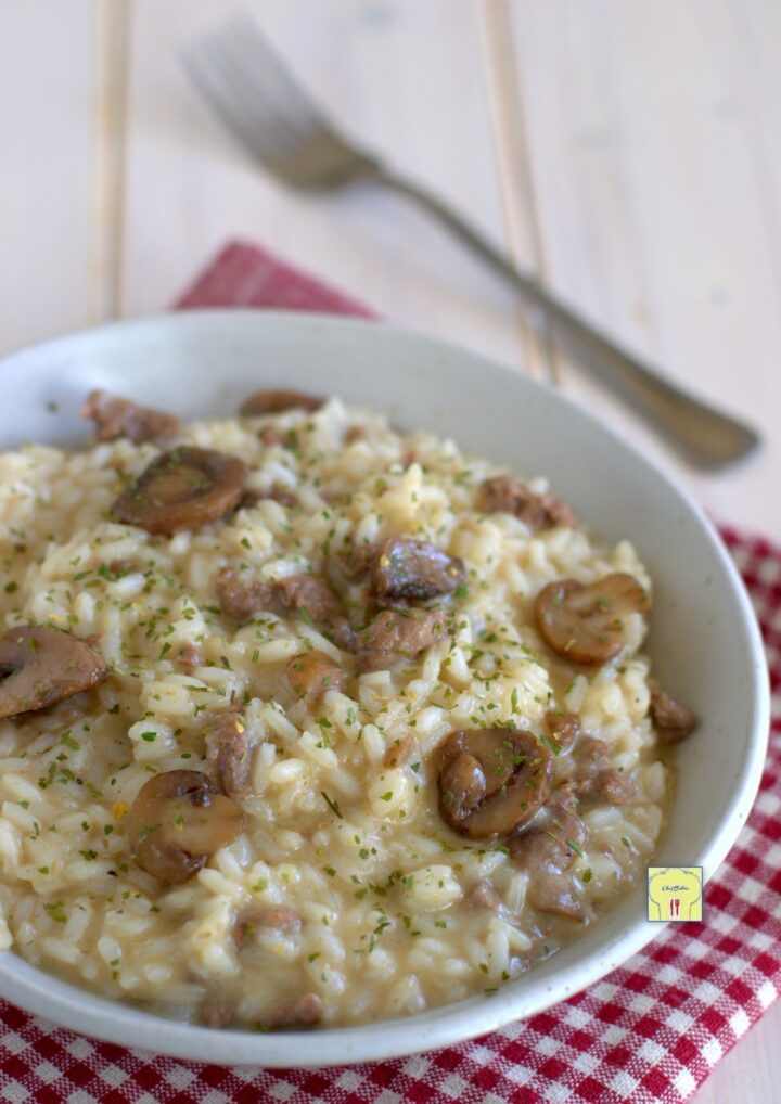 risotto funghi e salsiccia gp