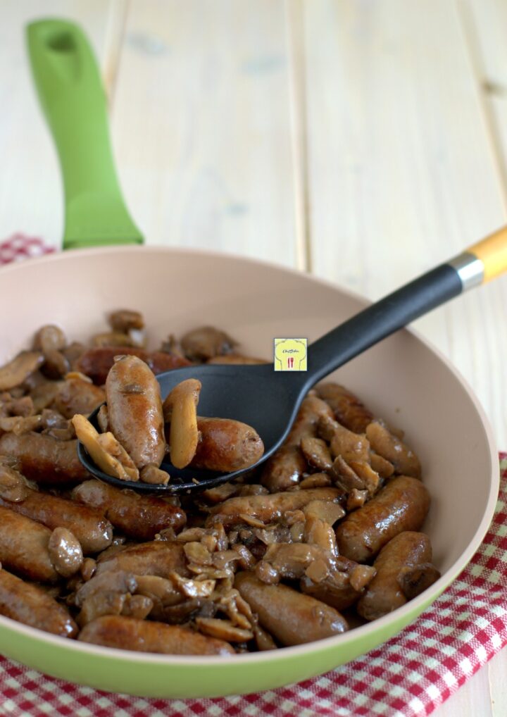 salsiccia e funghi in padella gp