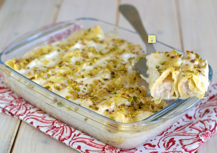 cannelloni con mortadella e ricotta