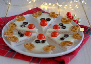 tartine renna di Natale