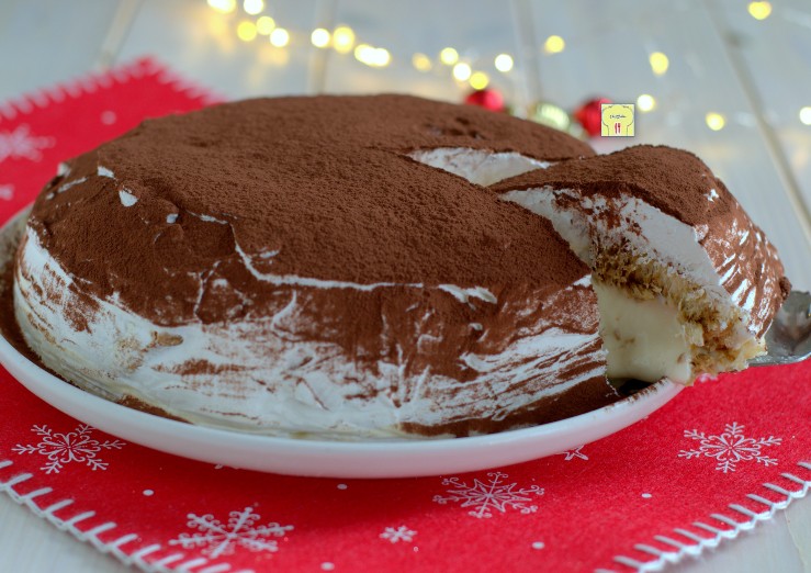 Zuccotto di Pandoro Tiramisù golosa torta facile per le Feste Zuccotto di Pandoro Tiramisù golosa torta facile per le Feste