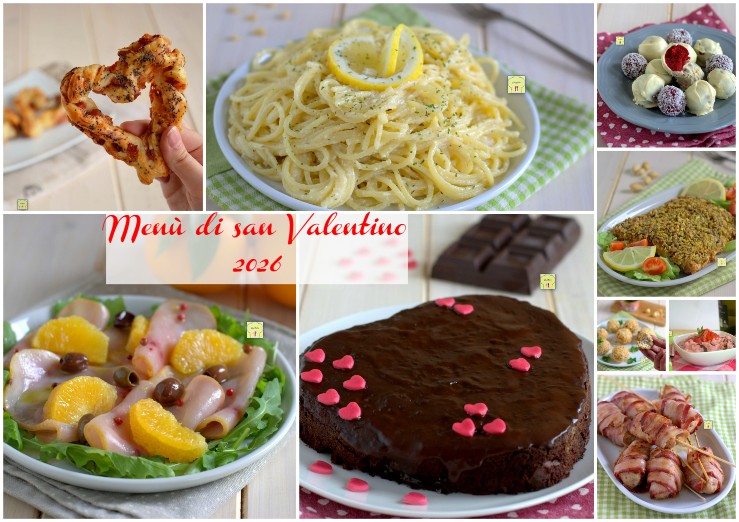 Menù di san Valentino 2026