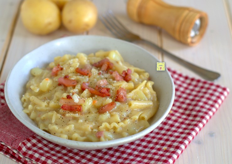 pasta e patate cacio e pepe