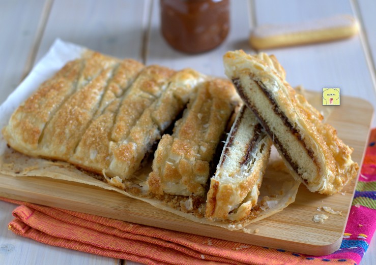 strudel savoiardi e nutella