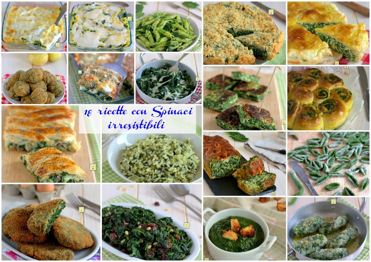 18 ricette con Spinaci irresistibili