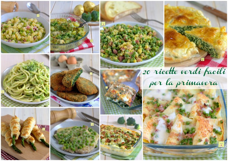 20 ricette verdi facili per la primavera