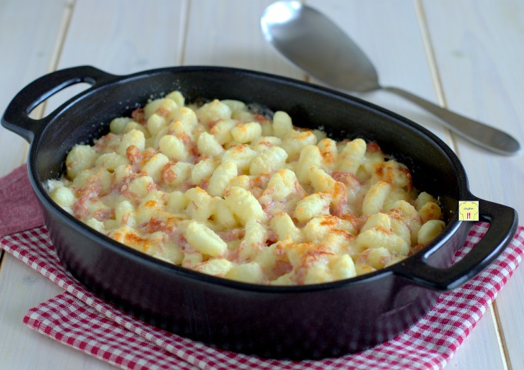 gnocchi al prosciutto al forno