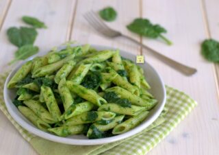 pasta con spinaci