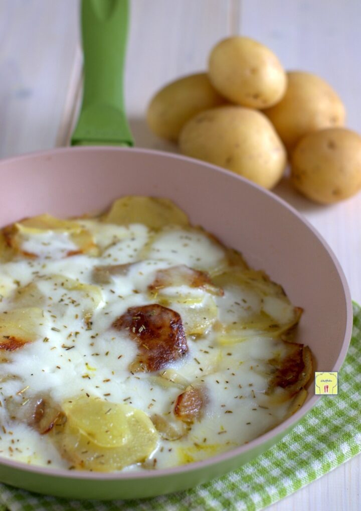 patate e mozzarella in padella gp