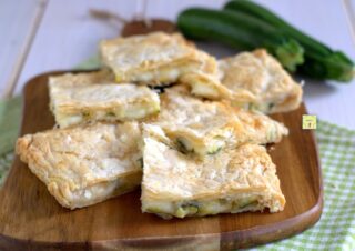 rustico zucchine e mozzarella