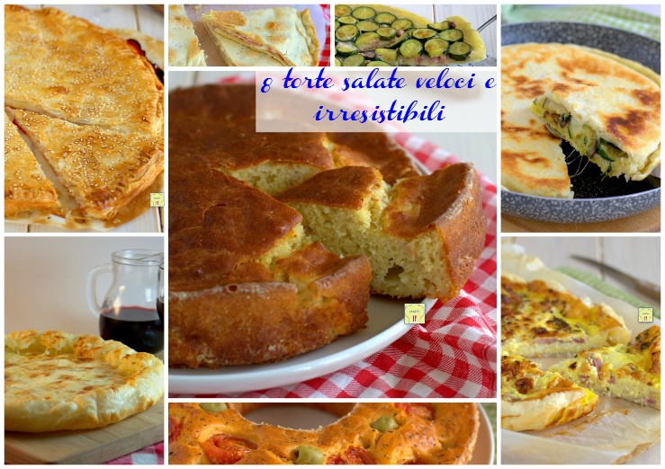 8 torte salate veloci e irresistibili