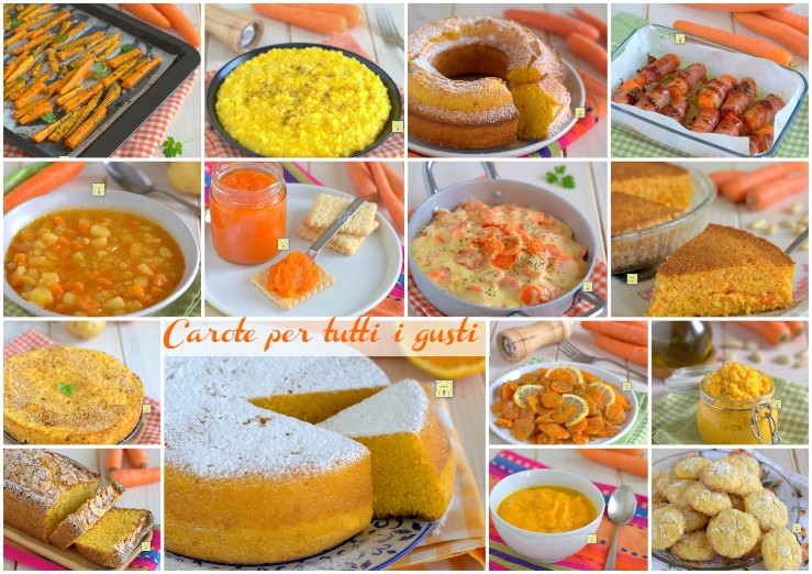 Carote per tutti i gusti
