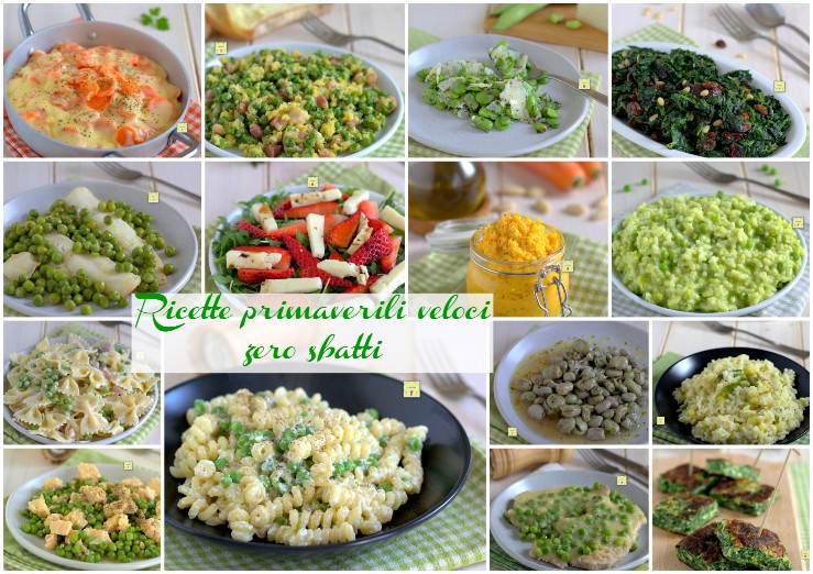 Ricette primaverili veloci zero sbatti
