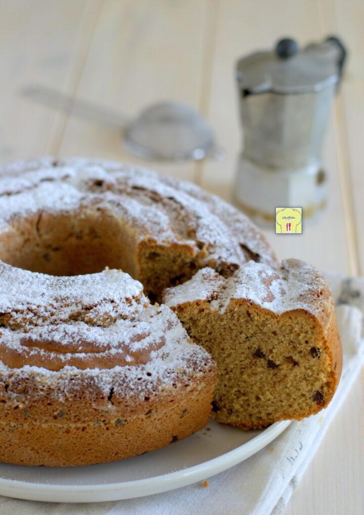 ciambella soffice caffè e cioccolato gp