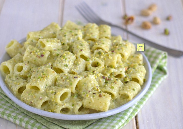 pasta con crema di pistacchi