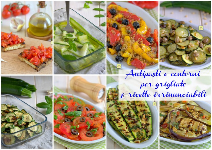 Antipasti e contorni per grigliate 8 ricette irrinunciabili