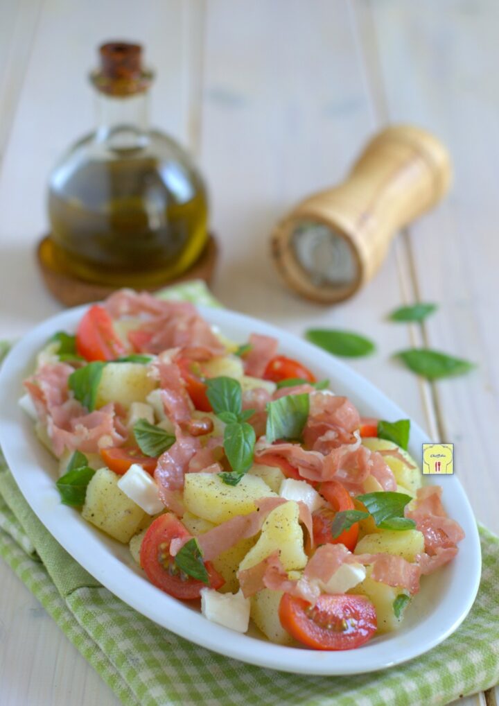 insalata di patate mortadella e pomodorini gp