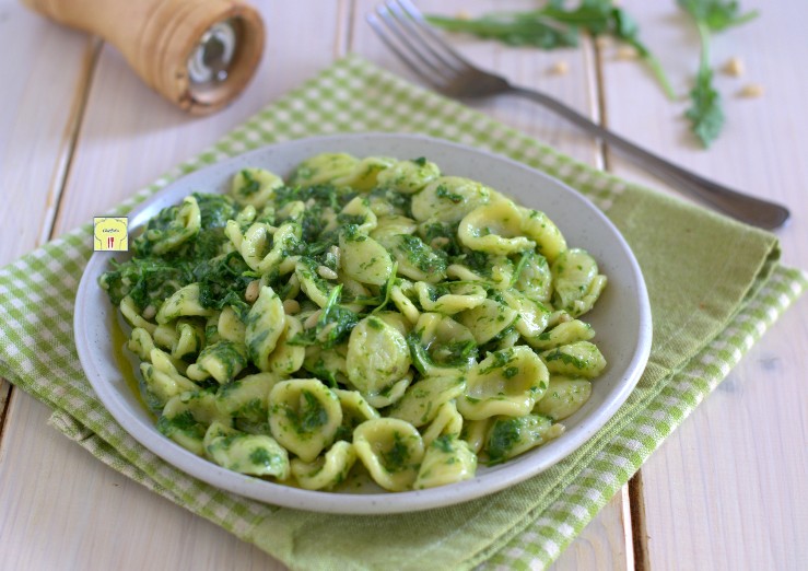 orecchiette in salsa di rucola