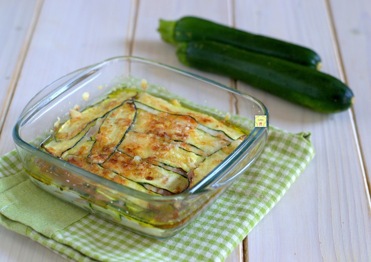 parmigiana di zucchine in friggitrice ad aria