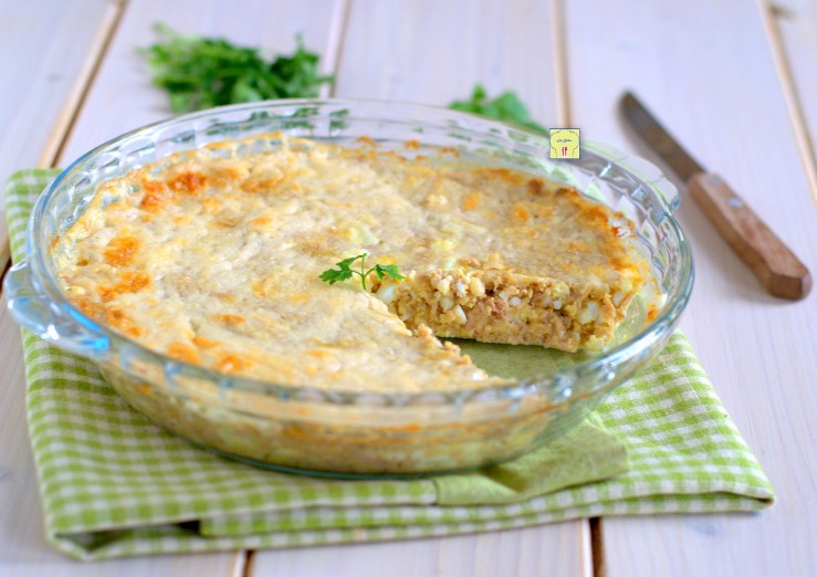 sformato di tonno e uova