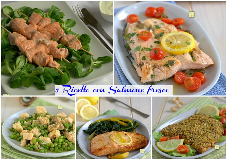 5 Ricette con Salmone fresco