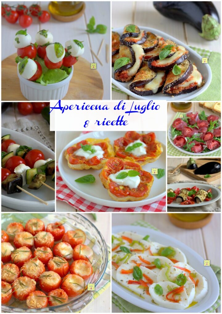 Apericena di Luglio 8 ricette gp